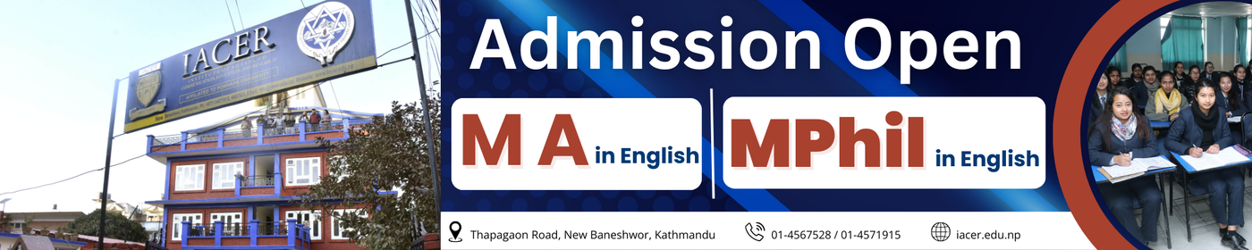 IACER Announces Admissions Open for MA and MPhil in English
