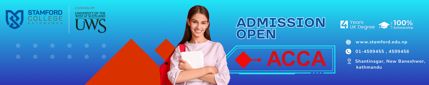 Admission Open for ACCA at Stamford College Kathmandu