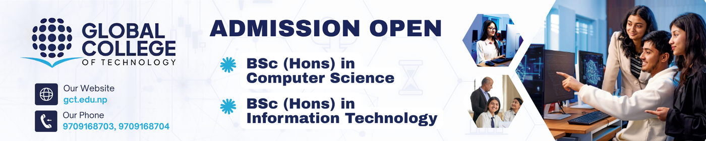 BSc (Hons) in Information Technology and BSc (Hons) in Computer Science Admission at Global College of Technology - 2083
