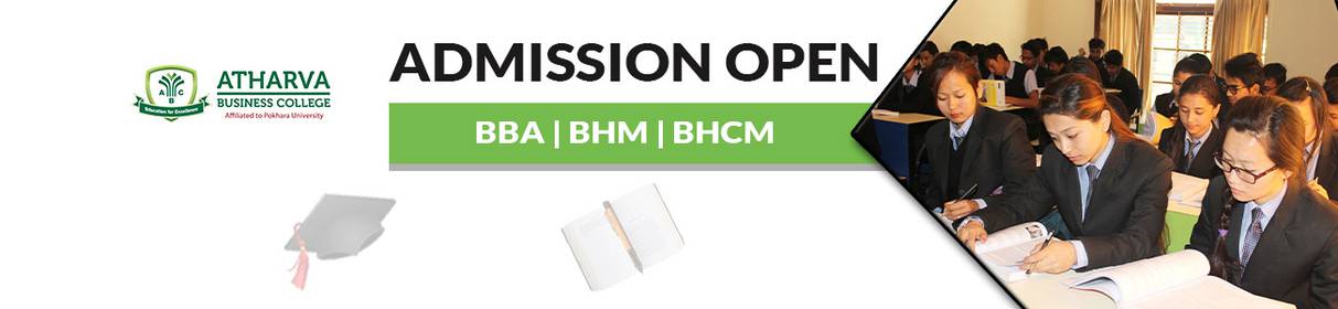Admission Open for BBA, BHM & BHCM at Atharva Business College