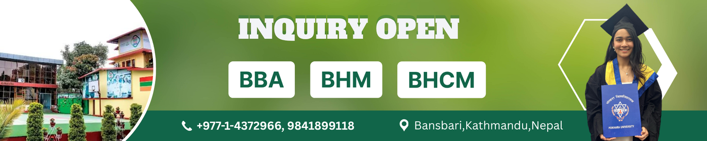 Inquiry Open for BBA, BHM & BHCM at Atharva Business College - 2083