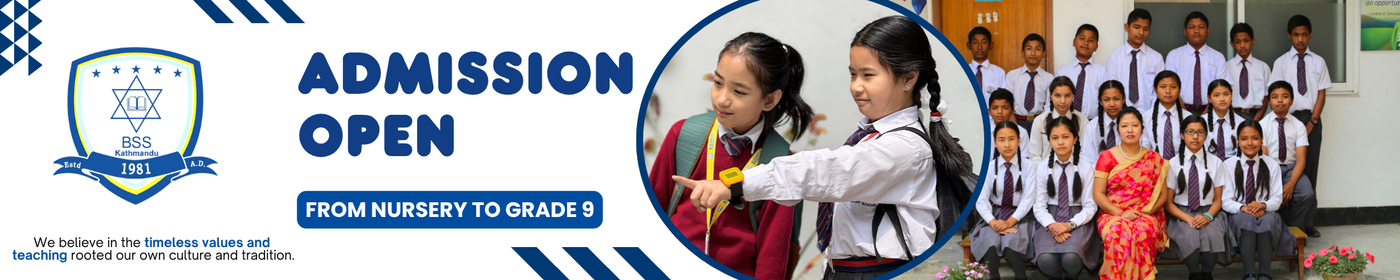 Admission Open for Nursery to Grade 9 at Bijeswori Secondary School
