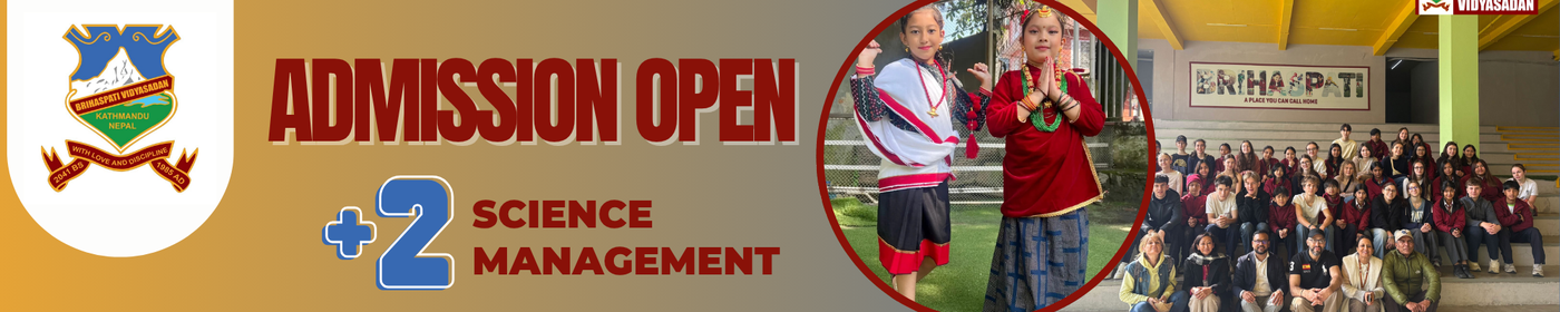 Admission Open for Plus Two Programs at Brihaspati Vidyasadan - 2083