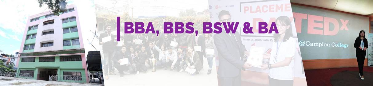 Admission Open for BBA, BA, BASW and BBS at Campion College