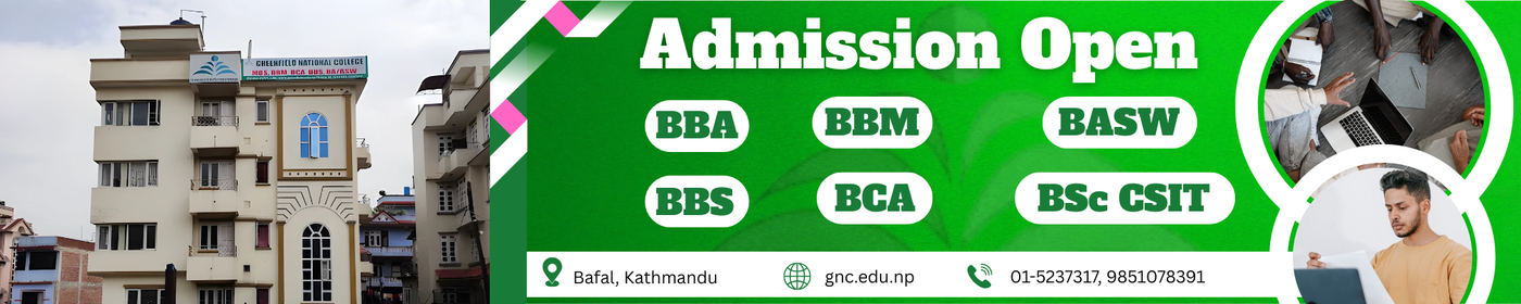 Admission Open for Bachelor Programs at Greenfield National College