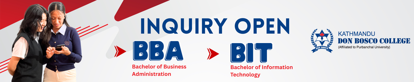 BBA and BIT Admission at Kathmandu Don Bosco College (KDBC) - 2083