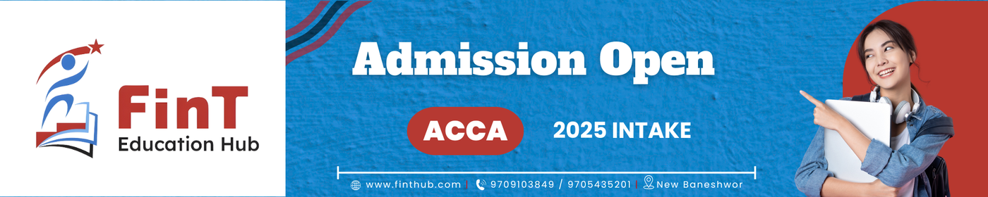Admission Open for ACCA at  FinT Learning Hub