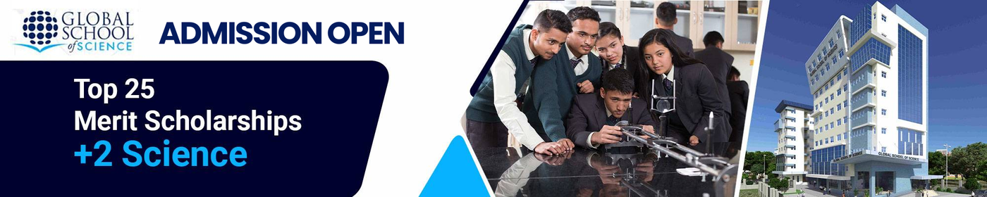 Admission Open in Grade XI Science at Global School of Science