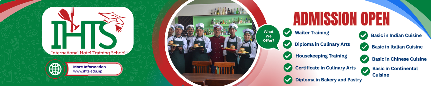 Admissions Open for Various Programs at International Hotel Training School