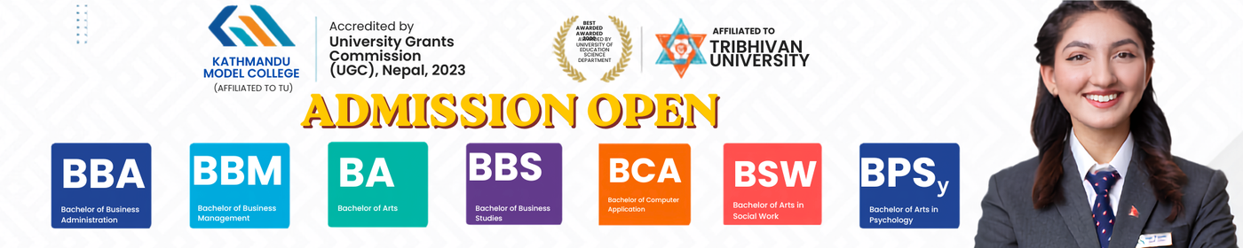 Bachelor Programs Admission at Kathmandu Model College - 2083