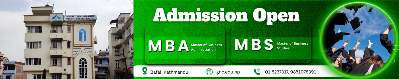 Admission Open for Master Programs at Greenfield National College