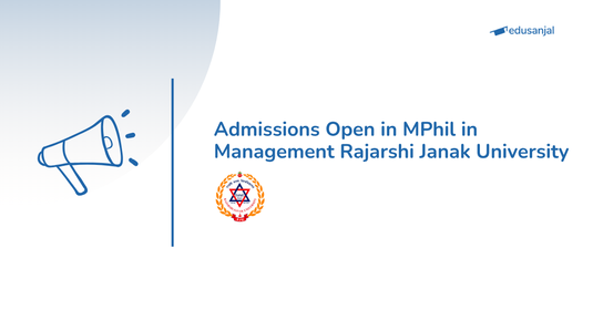 Admissions Open in MPhil in Management 2026: Rajarshi Janak University