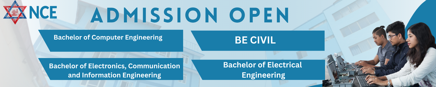 BE Programs Admission at National College of Engineering - 2083