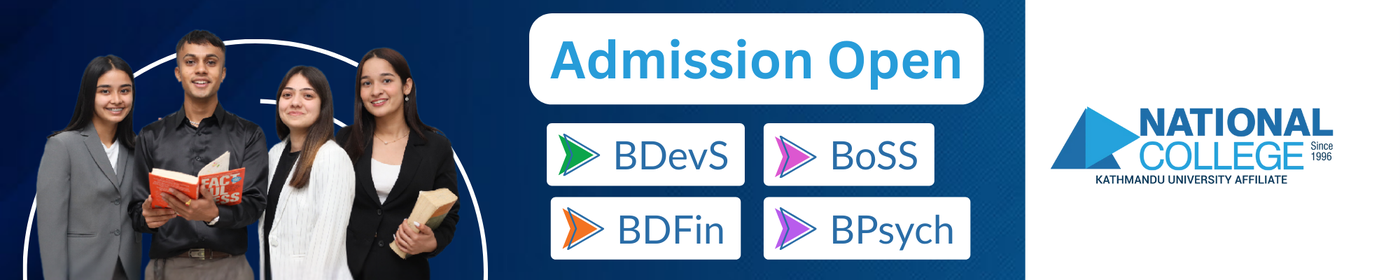 Admission Open at National College, Kathmandu University for Bachelors Programs