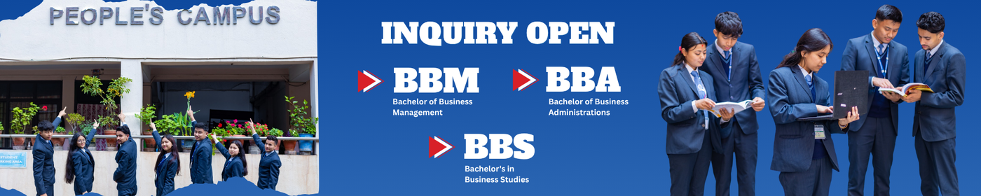Inquiry Open for Various Bachelor Programs at People's Campus - 2083