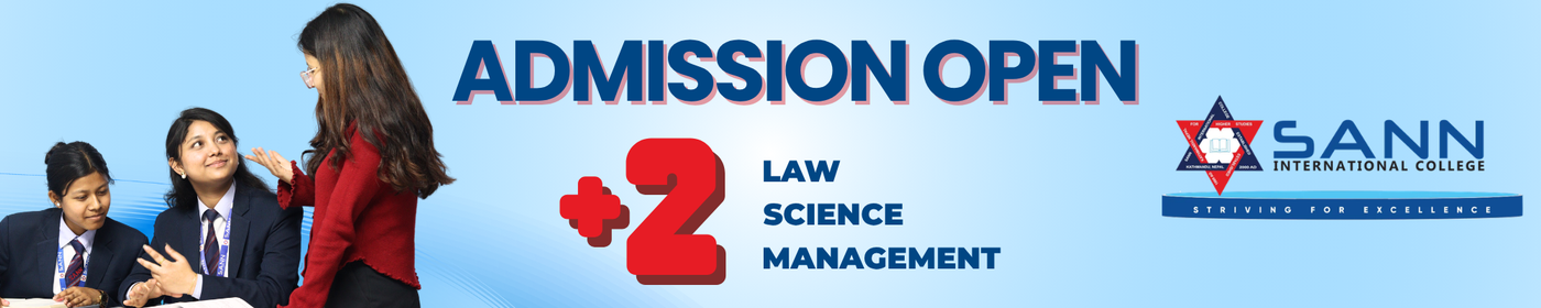 Admission Open for Ten Plus Two Programs at SANN Int'l College - 2083