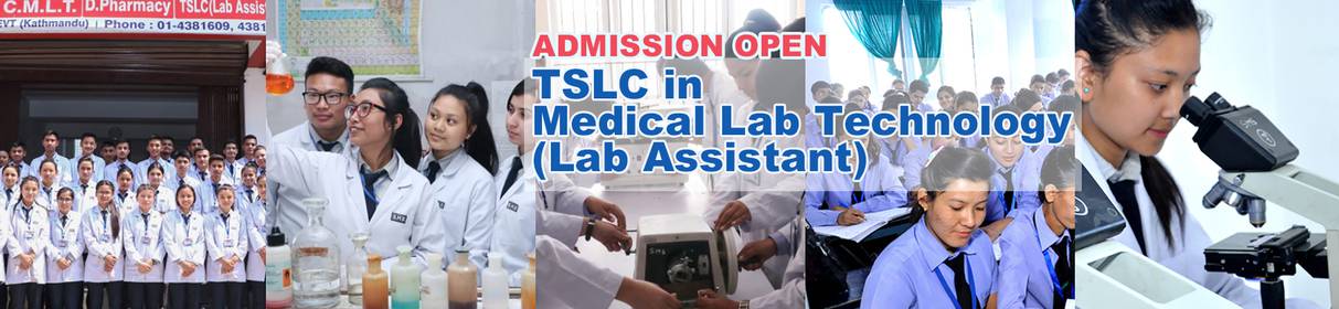 Admission open at ​School of Medical Sciences​ (SMS) for TSLC in Medical Lab Technology (Lab Assistant)