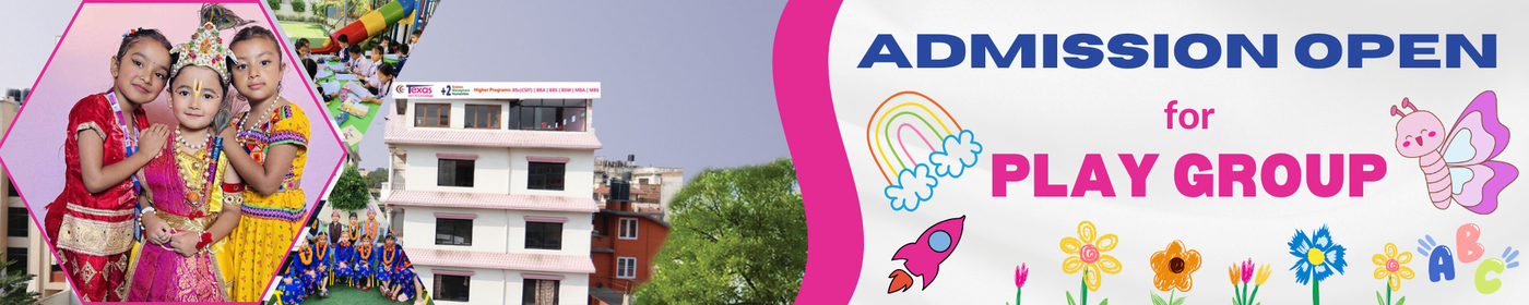 Admission Open for Play Group at Texas International Secondary School