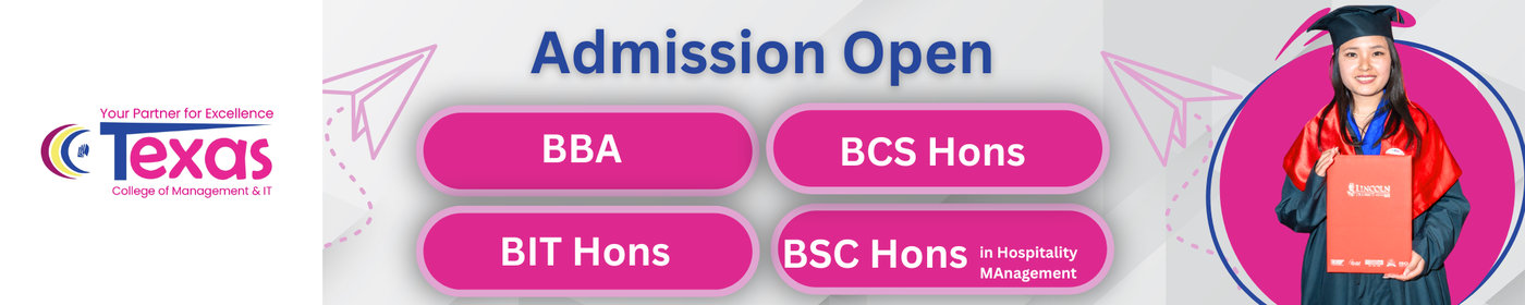 Admissions Open for Bachelor Programs at Texas College of Management and IT