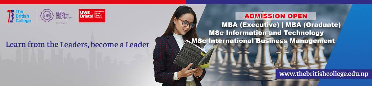 Admission Open for Master's Level Programmes at The British College