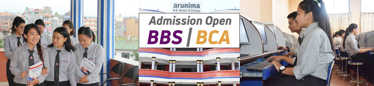 Arunima College announces admission open in BBS and BCA programs