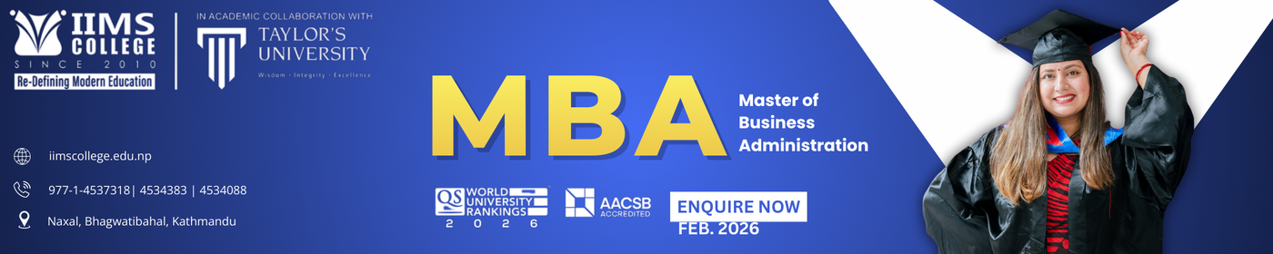 Admission Open for MBA Program for February Intake 2026 at IIMS College
