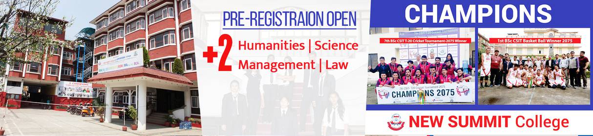 Admission Open for +2 Programs at New Summit College