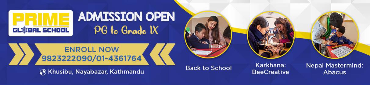 Prime Global School Announces Admission Open for Playgroup to Grade IX