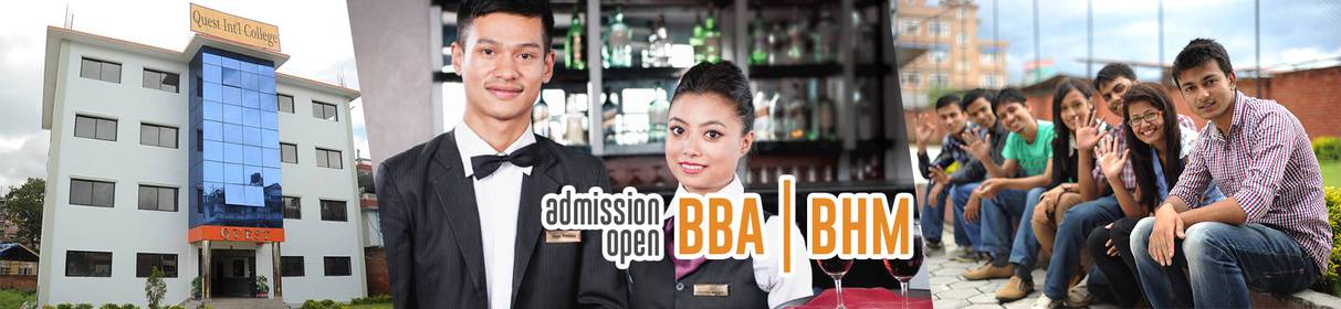 Admission Open for BCSIT, BBA and BHM at Quest International College