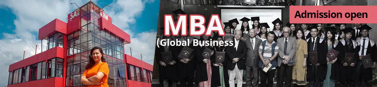 Admission Open for MBA (Global Business) at SAIM College