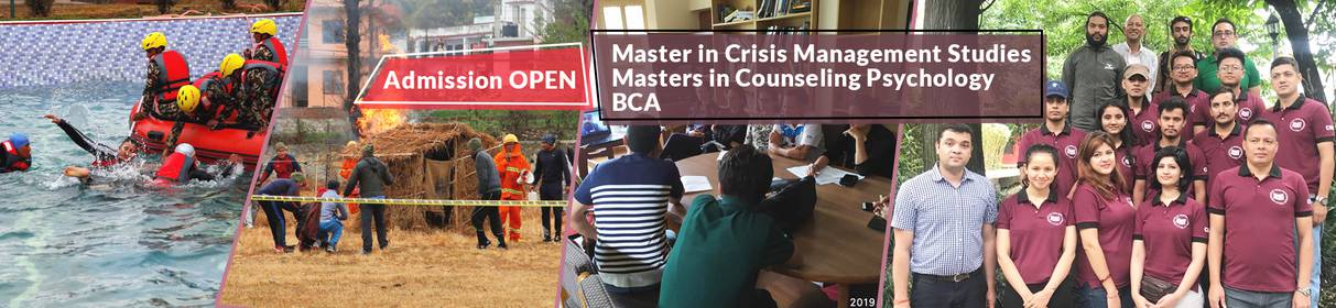 Admissions Open for  MA in Crisis Management at Samarpan Academy