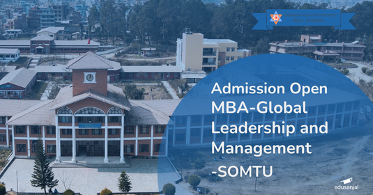 ​Admissions Open for MBA-Global Leadership and Management at SOMTU 2026
