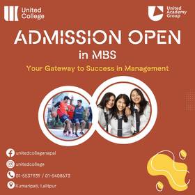 Admission Open for Master of Business Studies (MBS) at United College