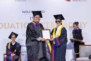 GATE Student Icon, awarded by the esteemed guest Manisha Koirala.