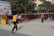 Badminton Match in Action