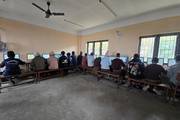 Students at the institution engage in digital learning and skill development within the school's computer laboratory.