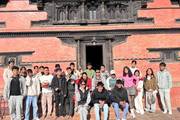 Historical Journey: Students of Shree Nepal Rastriya Secondary School on an Educational Observation Tour to Gorkha Palace.