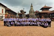Students visited Changu Narayan Temple and Bhaktapur Durbar Square for a Social Studies field trip.