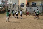 Football Match in Action at Sports Meet
