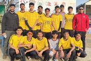 The football team of Shree Himalayan Dandapani Neupane Secondary School.