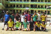 Spiking Success: Volleyball Team at Shree Jamunakhark Secondary School