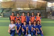 Grade 5 students of KASES during the inner-class futsal competition.