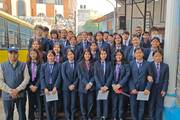 Grade 12 students prepared for their final board examinations.