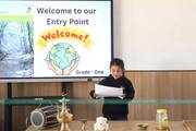 Grade 1 students during their IPC journey, “The Earth – Our Home,”
