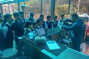 Students engaged in practical culinary training within the specialized Hotel Management Lab.