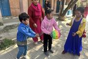 Laughter and Learning: Hot Potato Game Brings Joy to Shree Padma Secondary School.