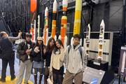 Exploring the JAXA Space Center during the Japan International Tour.