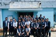 Second-year Health Assistant (HA) students during their educational field visit to the KUKL water treatment plant in Sundarijal.