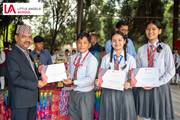 Honoring the winners of the Mathematics Exhibition for their exceptional academic achievements.