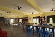 Gateway to Knowledge: The school library at Shree Malikarjun Secondary School
